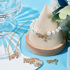 5шт латунные подвески из кубического циркония&nbsp;KK-BBC0003-05