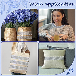 10 ярд полиэстеровой сетчатой цветочной кружевной ленты с вышивкой OCOR-GF0005-41A