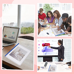 10 коробка 2-х цветных пластиковых папок&nbsp;AJEW-CP0008-83