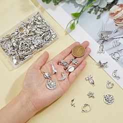 Подвески из сплава в тибетском стиле&nbsp;TIBEP-DC0001-24