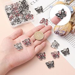 30шт 3 цвета сплава эмалевые подвески&nbsp;ENAM-CJ0004-23