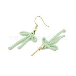 Серьги-подвески из сплава с бантом&nbsp;EJEW-JE06356