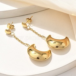 Серьги-гвоздики из нержавеющей стали 304&nbsp;EJEW-C137-04G