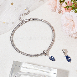 1 шт. 925 европейских подвески-талисмана от сглаза из стерлингового серебра&nbsp;FIND-BBC0002-91