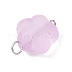 Прозрачные матовые акриловые цветочные звенья-соединители подвески&nbsp;PALLOY-JF03905