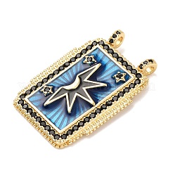 Латунные микро проложить кубического циркония подвески&nbsp;KK-K408-72G-02