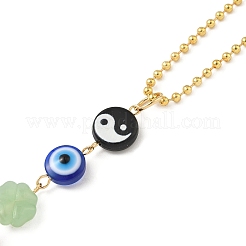 Бусины ручной работы в виде грибов и сглаза&nbsp;HJEW-JM04046-02