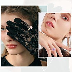 Наборы для самостоятельного изготовления колец из натуральных драгоценных камней&nbsp;DIY-CA0003-16