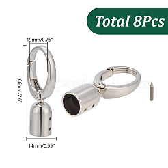 8 шт. наконечники для шнура из цинкового сплава&nbsp;FIND-AR0006-64S