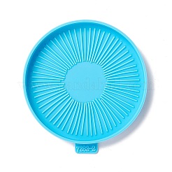 Плоские круглые силиконовые Молды с ковриком для чашек с узором на ножках&nbsp;LS-DIY-M039-02