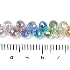 Стеклянные бусины с гальваническим покрытием &nbsp;EGLA-D300-02-6mm