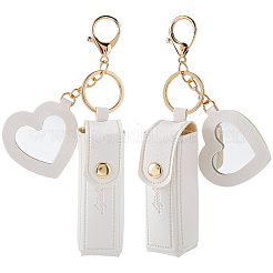 4 шт. 4-х цветные сумки для хранения помады из искусственной кожи&nbsp;AJEW-SC0003-95B