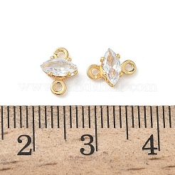 Латунные подвески из прозрачного кубического циркония&nbsp;KK-Z136-54B-G