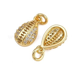 Латунные микро проложить кубического циркония подвески&nbsp;KK-D424-05G