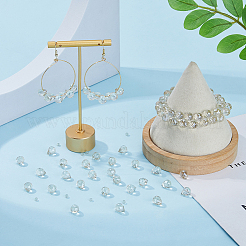 Гальванизируйте прозрачное стекло бисер нитей&nbsp;EGLA-FI0001-01A