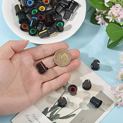 120 шт. 6-цветные пластиковые колпачки для гитарных ручек&nbsp;AJEW-CA0005-26