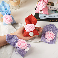 20 шт. 4-цветная пряжа из полиэстера и рами&nbsp;ABAG-BT0001-05