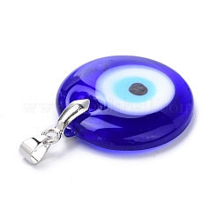 Ручной зла подвески бусины глаз&nbsp;LAMP-C001-02B