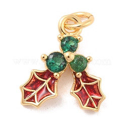 Экологически чистая латунь со стеклянными и эмалевыми подвесками&nbsp;KK-K268-27G