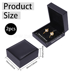 Бархатные подарочные коробки для хранения&nbsp;CON-WH0110-009B