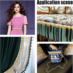 24 ярд ажурного полиэстерового кружева&nbsp;OCOR-GF0005-28B