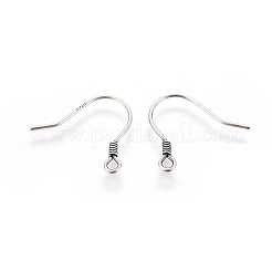 Тайский стерлингового серебра серьги крючки&nbsp;STER-G029-74AS