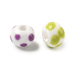 Фарфора ручной работы европейский бусины&nbsp;PORC-C009-01