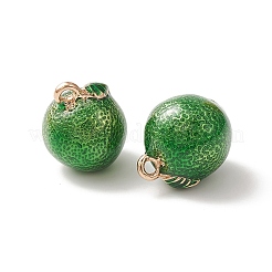 2шт латунные эмалированные подвески&nbsp;KK-YW0001-85