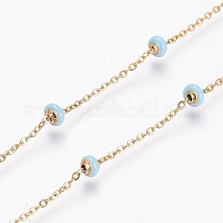 Ионное покрытие (IP) спутниковые цепи из нержавеющей стали&nbsp;CHS-I006-03G-C