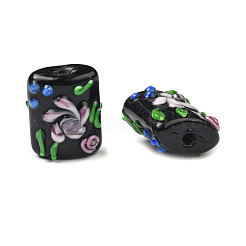 Бусины ручной работы ухабистой бисер нитей&nbsp;LAMP-K027-07B