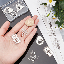 12 шт. 6 подвески из нержавеющей стали 201&nbsp;STAS-NB0001-15