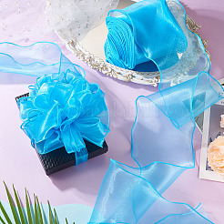 12 м полиэстеровая лента с волнистым краем&nbsp;DIY-TA0013-02