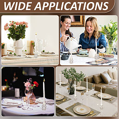 24шт стеклянный подсвечник&nbsp;AJEW-WA0001-06