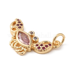 Стойки обшивки латунь микро проложить Циркон подвеску&nbsp;KK-P241-08G