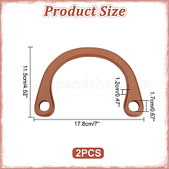 Деревянные ручки для сумок&nbsp;WOOD-WH0124-22