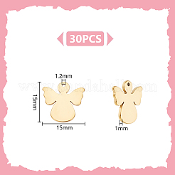 30 шт. подвески из нержавеющей стали 304 с вакуумным покрытием PVD&nbsp;STAS-UN0060-96