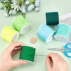 6 рулон 6-х цветная плетеная нейлоновая нить&nbsp;NWIR-PH0002-07A