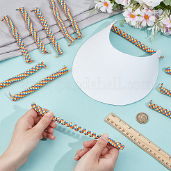 Шнурки из полиэстера и латекса с пружинами&nbsp;DIY-WH0723-030D