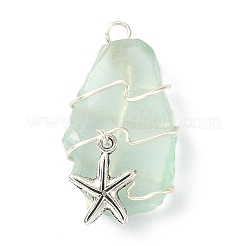 Подвески из морского стекла&nbsp;PALLOY-JF02217