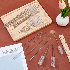 30 шт. нейлоновая щетка для чистки 3 стилей&nbsp;AJEW-ME0002-03