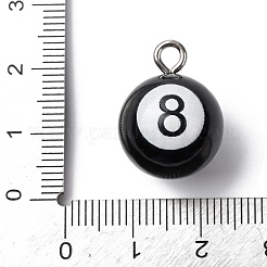 Спортивные подвески из непрозрачной смолы&nbsp;RESI-A050-03