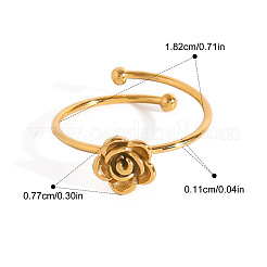 Регулируемые открытые манжеты из нержавеющей стали 304 для женщин&nbsp;YV9838