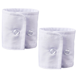 Съемные хлопковые манжеты на запястьях с резиновой кнопкой&nbsp;AJEW-WH20077-020B