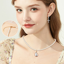 10 шт. 925 цепочки-удлинителя из стерлингового серебра&nbsp;STER-BBC0007-94B