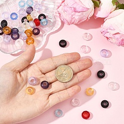 30шт стеклянные европейские бусины&nbsp;GLAA-YW0005-24