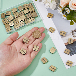 50 шт. пряжки из сплава в форме дуги в тибетском стиле для изготовления кошельков&nbsp;FIND-FH0011-65