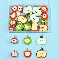 32шт 5 стиля непрозрачные подвески из смолы&nbsp;RESI-FS0002-39