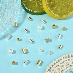 30 шт. 3 стиля наконечников для шнура из нержавеющей стали 201&nbsp;STAS-YW0002-98