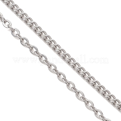 Изготовление браслета-слайдера из витой цепи из нержавеющей стали 304&nbsp;AJEW-JB01509-02