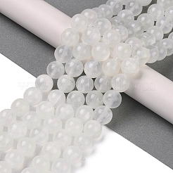 Природного зеленого нефрита нитей бисера&nbsp;G-Q162-A01-C01-05